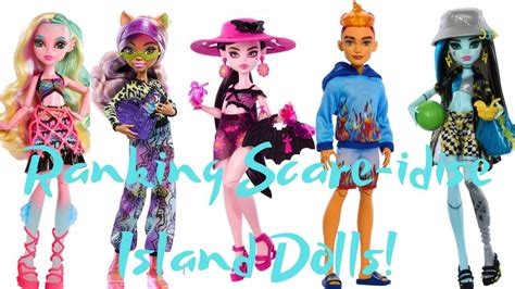 Ranking Every Monster High Scare Adise Island Doll YouTube