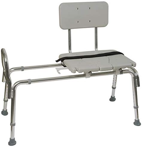 Tub Transfer Bench And Sliding Shower Chair Made Of Heavy Duty Non Slip