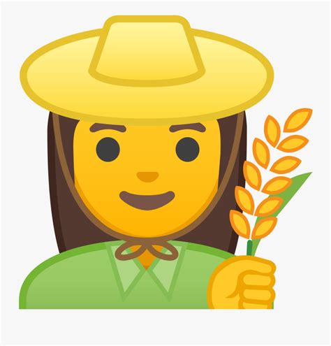 Download Svg Download Png Farmer Emoji Free Transparent Clipart