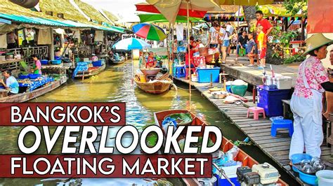 Bangkoks Overlooked Floating Market Taling Chan Thailand Youtube