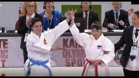 Cristy Tojo Final Campeonato Europeo De Para Karate 2019 Youtube