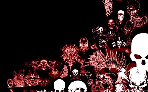 Skulls Wallpapers By V1n3 On Deviantart Desktop Background