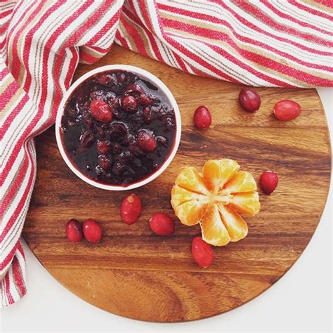 Tangerine Balsamic Cranberry Sauce By Sooliveshop Quick And Easy Recipe