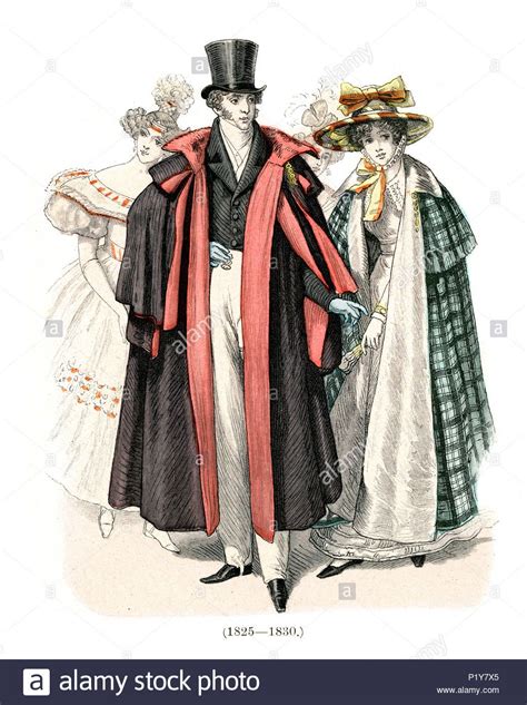 Download This Stock Image Vintage Engraving Of History Of Fashion