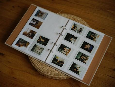 480 Photos Instax Photo Album With Sleeves Loose Leaf Instax Mini Photo Album Retro Photo