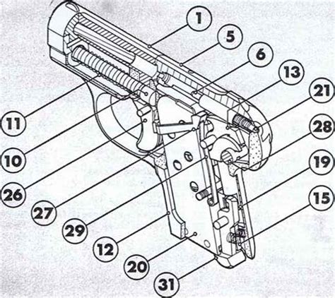 Pistol Parts Hammer Firearms Assembly Bev Fitchetts Guns Magazine