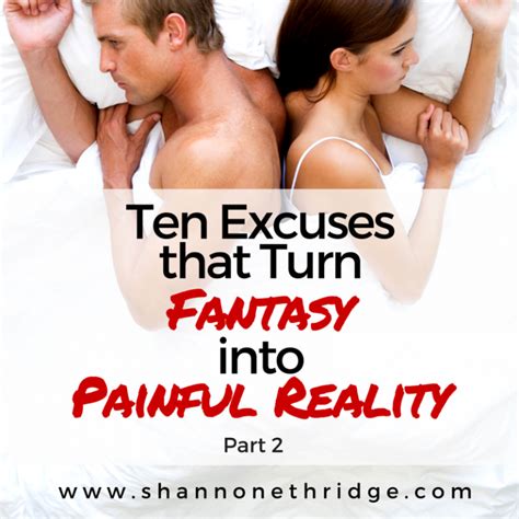 Ten Excuses That Turn Fantasy Into Painful Reality Part 2 Official