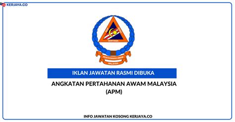 2.mengurus angkatan pertahanan awam yang terlatih, cekap dan berdisplin. Jawatan Kosong Terkini Angkatan Pertahanan Awam Malaysia ...