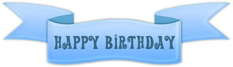 Happy Birthday Banner Png Transparent Images Png All