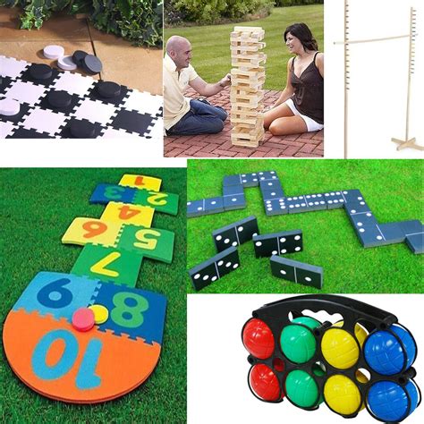 There are great outdoor games for children whether you have a small garden or need a group game. NEW LARGE FAMILY GIANT GARDEN GAMES OUTDOOR SUMMER BEACH ...