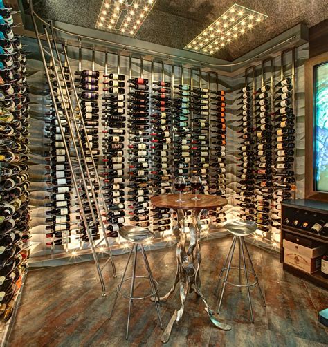 W Series One-Sided Floating Wine Rack Kit (21-63 bottles) - VintageView