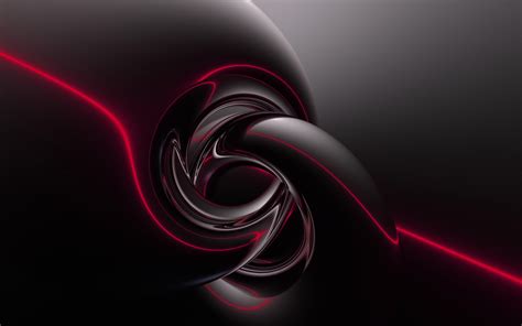 Download Colors Psychedelic Trippy Black Red Abstract Fractal Hd Wallpaper