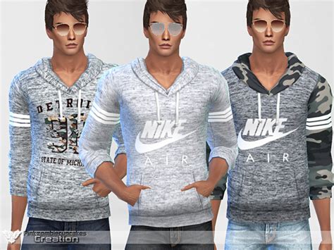 Sporty Hoodie 010 For Him By Pinkzombiecupcakes At Tsr Sims 4 Updates
