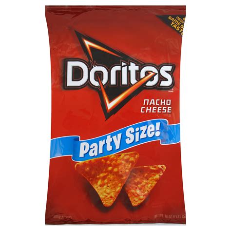 doritos tortilla chips nacho cheese flavored party size be my shopper