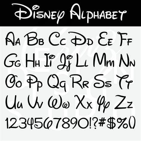 Tattoo Designs Lettering Alphabet Lettering Fonts Disney Alphabet