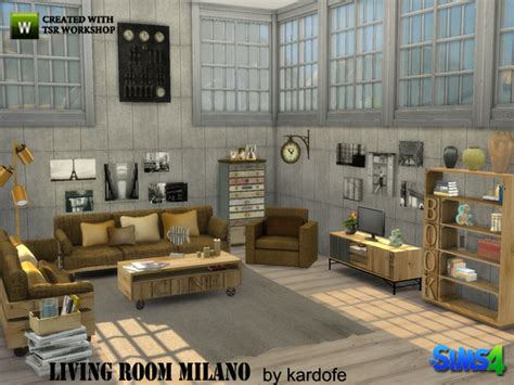 Milano Livingroom By Kardofe At Tsr Sims 4 Updates