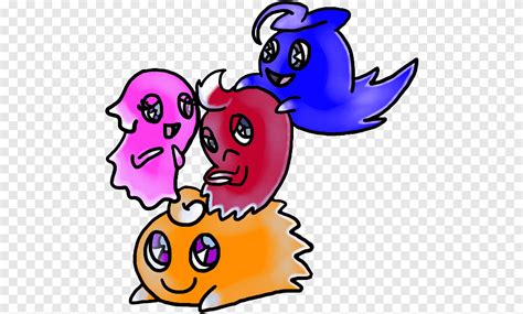 Pac Man Party Drawing Ghost Clyde Fc Purple Video Game Png Pngegg