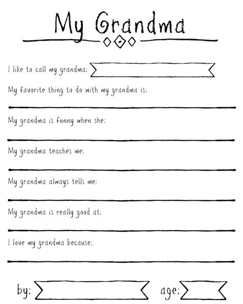 All About Me Questionnaire Printable