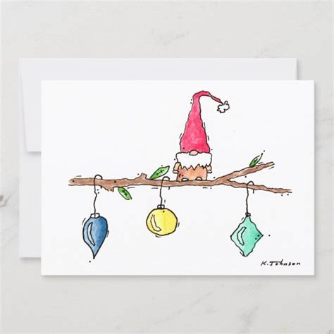 Create Your Own Flat Holiday Card Christmas Card Art