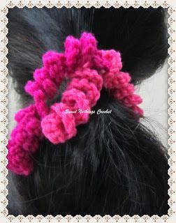 FUN CURLY WURLIES or SCRUNCHIES FOR HAIR | Crochet hair ...