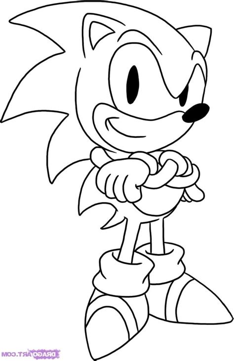 Sonic the hedgehog, often simply known as sonic, is the title character from the video game series named sonic the hedgehog, released by the japanese video game developing company sega. Sonic The Hedgehog Outline Coloring Pages Funny Coloring ...