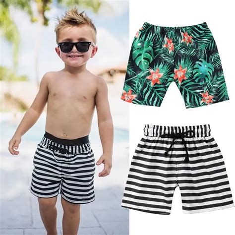 Toddler Baby Boys Fashion Casual Summer Beach Shorts 2 Style Elastic