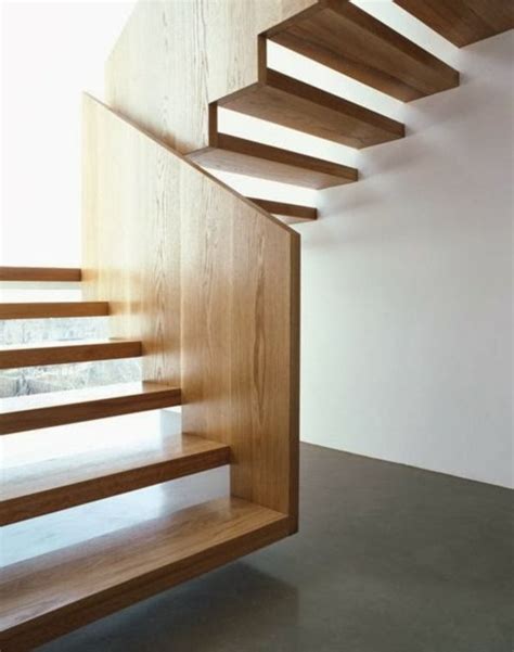 Treppenhaus Design Holz Zeitgenössisch Gewölbt Treppen Design Treppe
