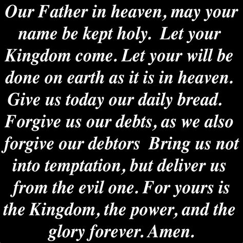 Lords Prayer Free Stock Photo Public Domain Pictures