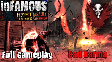 Infamous Precinct Assault D Flash Game Bad Karma Full Gameplay