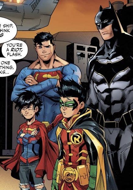Super Sons Robin Damian Wayne Superboy Jonathan Kent Batman
