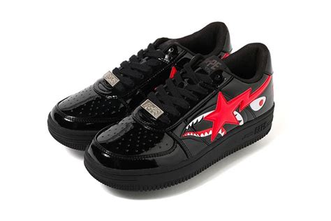 Bape Updates Its Bape Sta Low With New Shark Motifs Bape Shoes Bape