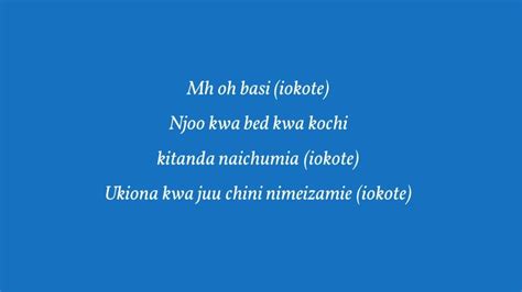 Download Lyrics Maua Sama Ft Hanstone Iokote Youtube