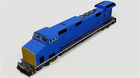 3d Model Diesel Locomotive 3d Model Vr Ar Low Poly Cgtrader