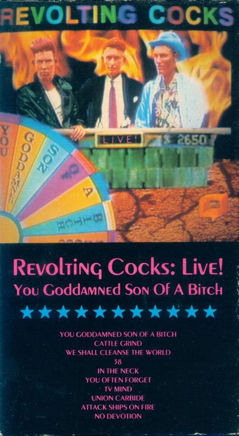 Revolting Cocks Live You Goddamned Son Of A Bitch 1988 Vhs Discogs