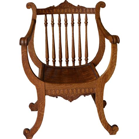 Musical chairs is a fun game to play with a group of friends. Oak Carved Unusual Lyre Back Music Chair from ...