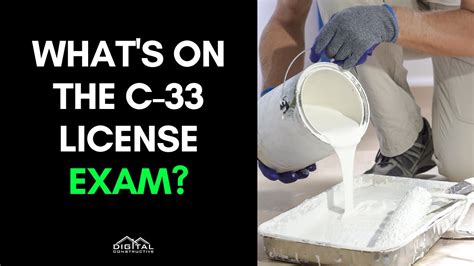 Inside The C 33 License Exam Pass Your California Painting Contractor