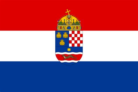 The croatia flag was officially adopted on december 21 the checkerboard consists of thirteen red and twelve white fields and has been used as a symbol of the croatian kings since the tenth century. File:Flag of Croatia-Slavonia with CoA.svg - Wikimedia Commons