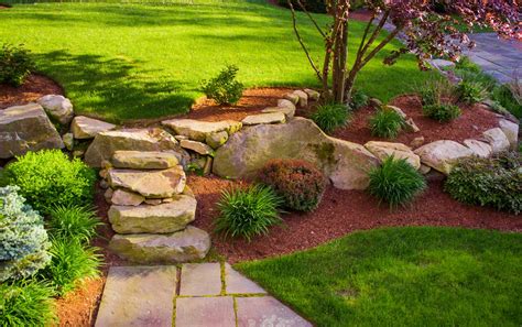 Landscaping Ideas Using Rocks How To Landscape With Stones