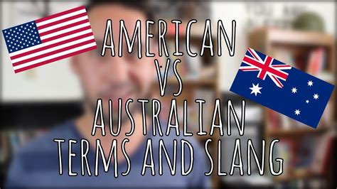 American Vs Australian Terms And Slang Youtube
