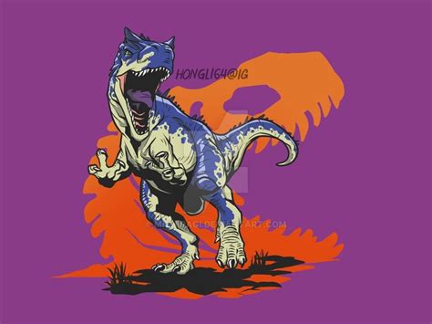 Battle At Big Rock Allosaurus Mattel By Michiragi On Deviantart Dinosaur Sketch Dinosaur