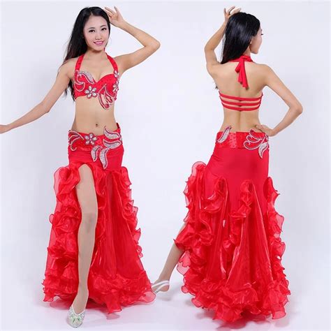 buy new desigh top grade egyptian belly dance outfit set sexy egypt belly dance