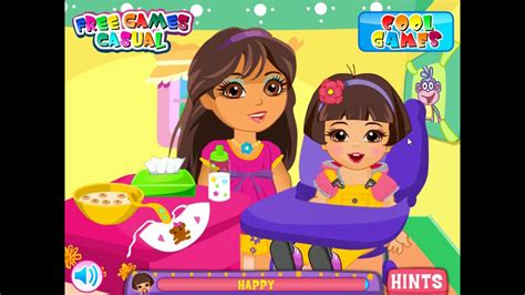 Dora la exploradora dora la exploradora. DORA LA EXPLORADORA CUIDA DE SU HERMANA - YouTube