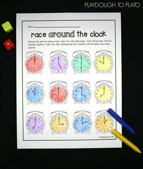 Telling Time Activity Pack Easy Teaching For Kids