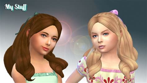 Sweet Curls For Girls At My Stuff Sims 4 Updates