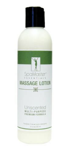 Master Massage Spamaster Essentials Unscented Massage Lotion 30701