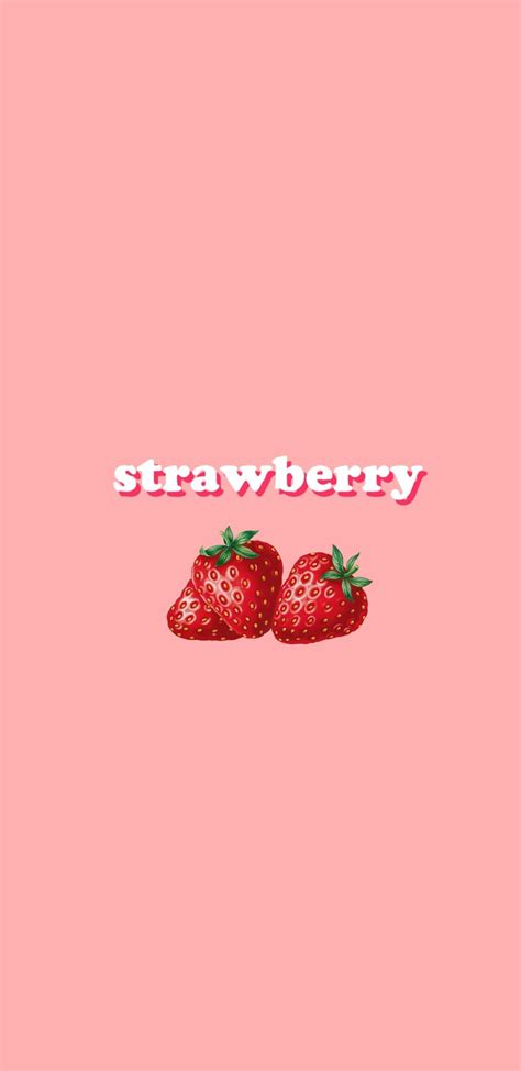 Aesthetic Strawberries Wallpapers Wallpaper Cave