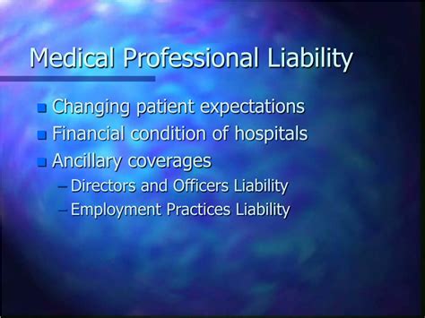 Ppt Medical Professional Liability Powerpoint Presentation Free