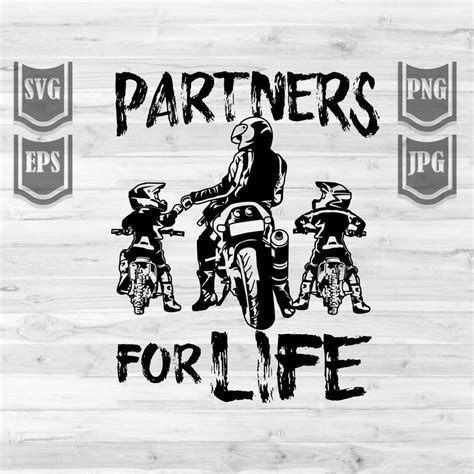 Free Free 222 Dad And Son Dirt Bike Svg SVG PNG EPS DXF File