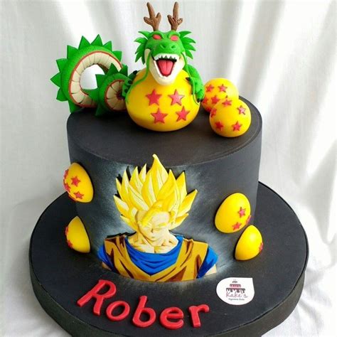 The stars are fondant with or. 30+ Best Photo of Dragon Ball Z Birthday Cake - davemelillo.com | Dragon birthday cakes, Dragon ...