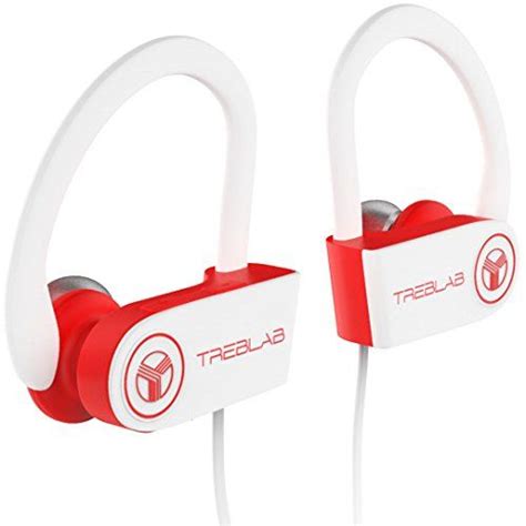 Treblab Xr100 Bluetooth Sport Headphones Best Wireless Earbuds For Running Workout Noise